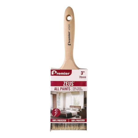 Premier Premier Zeus 3 in. Stiff Flat Paint Brush 1545